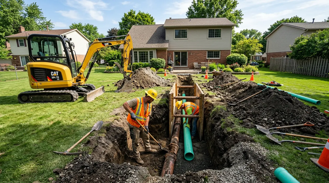 Sewer Line Repair in Nanticoke, PA